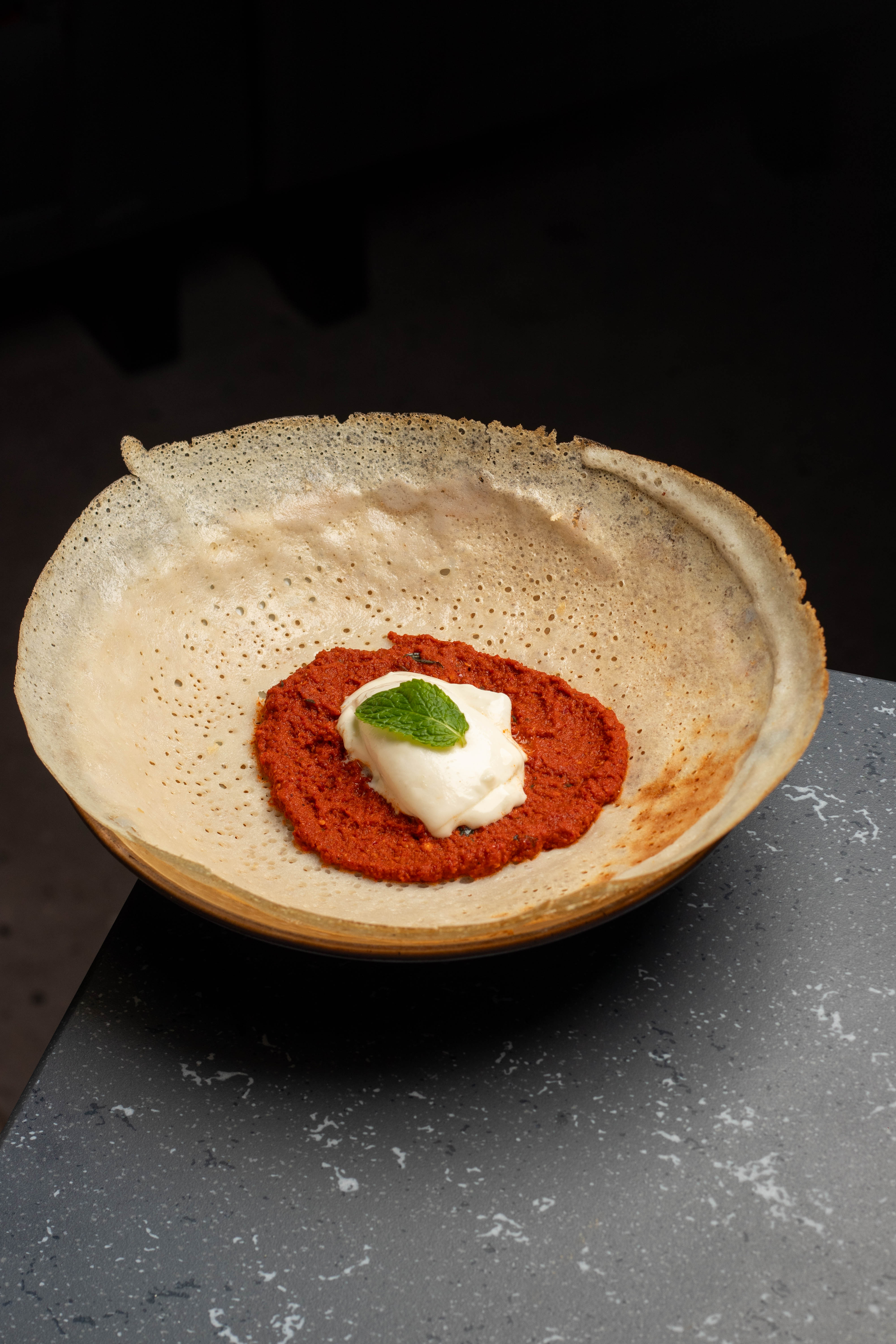 Burrata Ghee Roast Appam